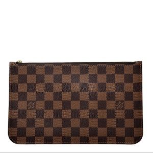 Authentic LV Damier Ebene Neverfull MM GM Pochette